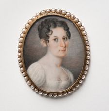 Unknown young lady, c1800. Creator: Johan Gustaf Hofvenskold