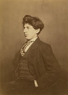 Unknown Young Man, 1860-1861. Creator: Nadar