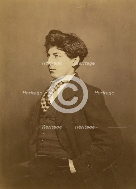 Unknown Young Man, 1860-1861. Creator: Nadar.