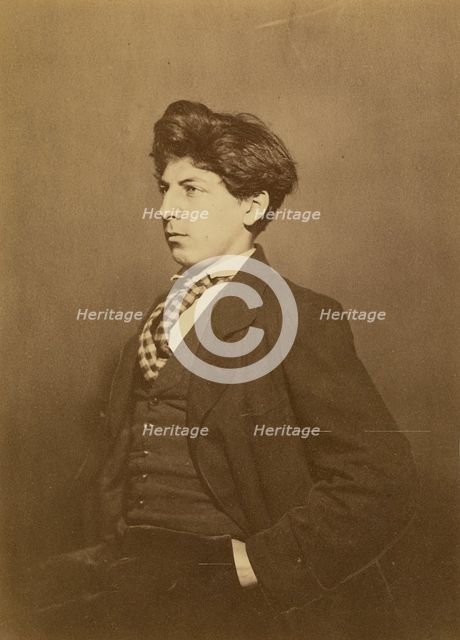 Unknown Young Man, 1860-1861. Creator: Nadar.