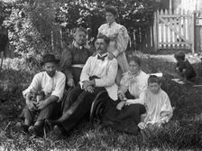 Unknown family portrait, c1900s. Creator: Robert Augustus Henry L'Estrange