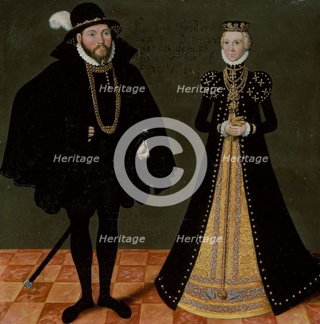 Unknown German princely couple, from c.1580 until 1600. Creator: Workshop of Lucas Cranach the Elder.