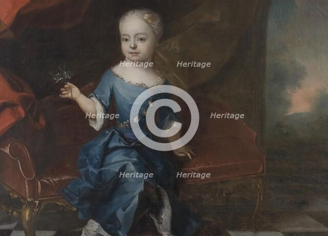 Unknown girl, early 18th century. Creator: Unknown.