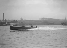 Unknown hydroplane underway, 1912. Creator: Kirk & Sons of Cowes