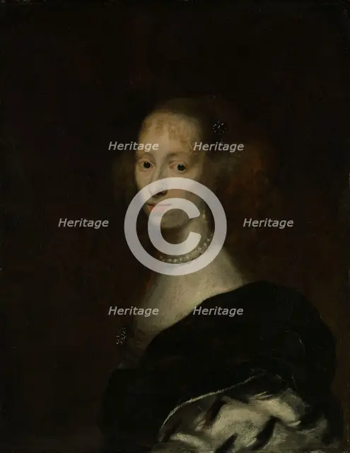 Unknown lady, 1670s. Creator: Abraham Wuchters.