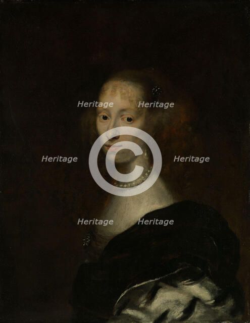Unknown lady, 1670s. Creator: Abraham Wuchters.