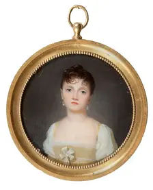 Unknown lady, late 18th-early 19th century. Creator: Marguerite Gerard
