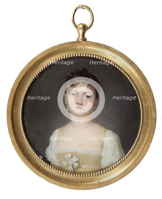 Unknown lady, late 18th-early 19th century. Creator: Marguerite Gerard.