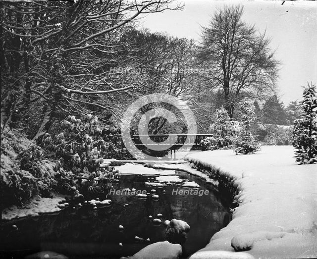 Unknown location snow scenes. Creator: Unknown.