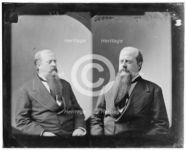 Unknown man, 1865-1880.  Creator: Unknown.