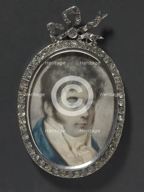 Unknown man, c18th century. Creator: Peter Edward Stroehling.