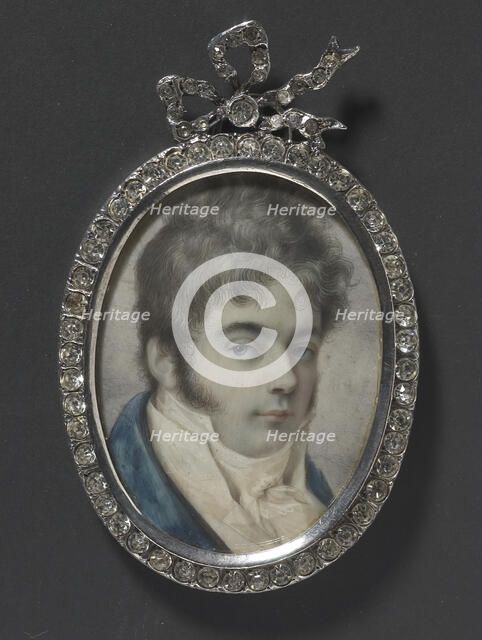 Unknown man, c18th century. Creator: Peter Edward Stroehling.