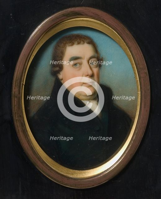 Unknown man, c18th century. Creator: Thomas Hazlehurst.