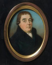 Unknown man, c18th century. Creator: Thomas Hazlehurst
