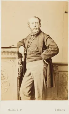 Unknown man, possibly Edmund W. Gill, c1873. Creator: Maull & Co