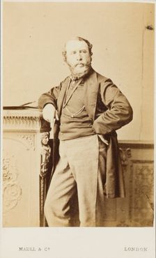 Unknown man, possibly Edmund W. Gill, c1873. Creator: Maull & Co