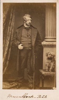 Unknown man, possibly Horatio MacCulloch, c1860s. Creator: J. G. Tunny