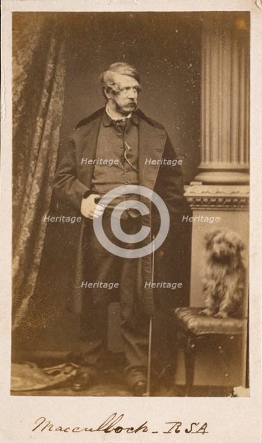 Unknown man, possibly Horatio MacCulloch, c1860s. Creator: J. G. Tunny.