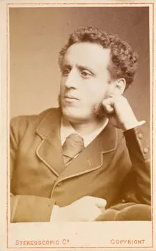 Unknown man, (Walter William Ouless), after 1873. Creator: London Stereoscopic & Photographic Co