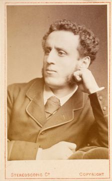 Unknown man, (Walter William Ouless), after 1873. Creator: London Stereoscopic & Photographic Co