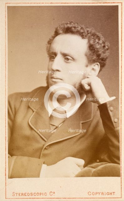 Unknown man, (Walter William Ouless), after 1873. Creator: London Stereoscopic & Photographic Co.