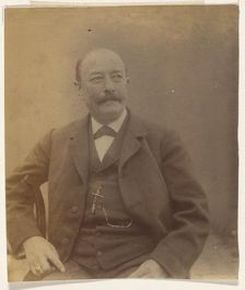 Unknown male portrait, 1880-1890. Creator: Thomas Eakins