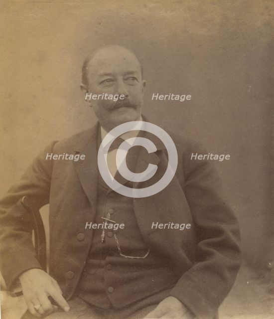 Unknown male portrait, 1880-1890. Creator: Thomas Eakins.