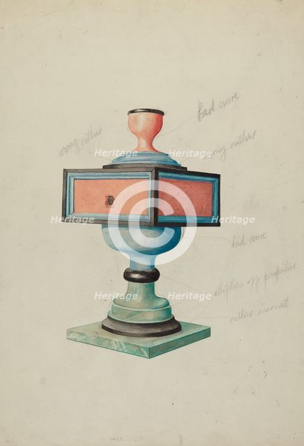 Unknown Object, 1935/1942. Creator: Unknown.
