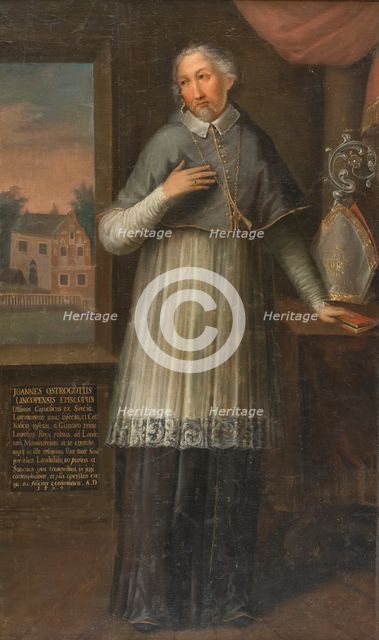 Unknown prelate from the 17th century, called Bishop Hans Brask. Creator: Anon.