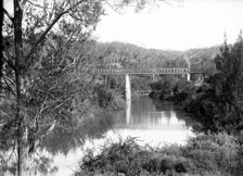 Unknown railway bridge, c1900s. Creator: Robert Augustus Henry L'Estrange