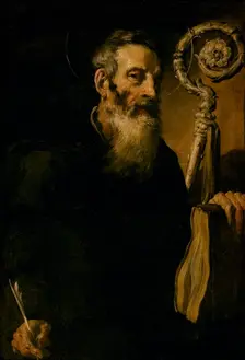 Unknown Saint Abbot (Saint Benedict?), 1st quarter of 17th century. Creator: Domenico Fetti