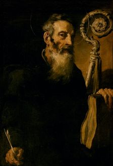 Unknown Saint Abbot (Saint Benedict?), 1st quarter of 17th century. Creator: Domenico Fetti