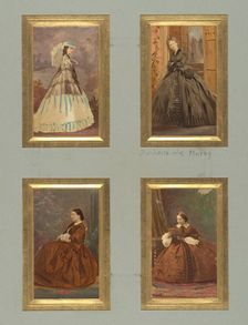 [Unknown Sitters and Duchesse de Morny], before 1865. Creator: Pierre-Louis Pierson