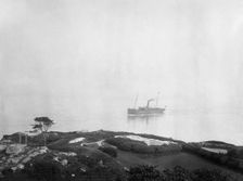 Unknown steam vessel, unknown location, 1905. Creator: Robert Augustus Henry L'Estrange