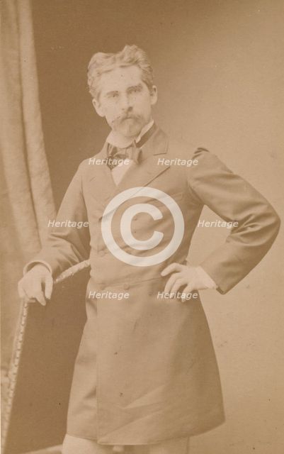 [Unknown Subject], 1860s. Creator: Emile Tourtin.