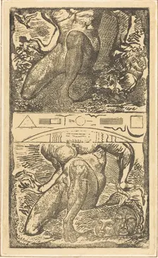 Unknown subject (Let Him look up into the Heaven and laugh in the bright air), possibly c. 1805. Creator: William Blake