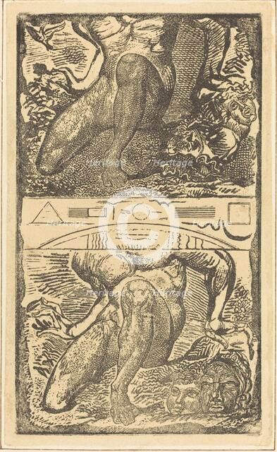 Unknown subject (Let Him look up into the Heaven and laugh in the bright air), possibly c. 1805. Creator: William Blake.