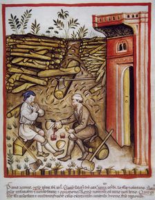 Unleavened bread, 14th century. Creator: Unknown