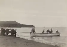 Unloading of the Provisions, 20 July, 1889. Creator: Unknown