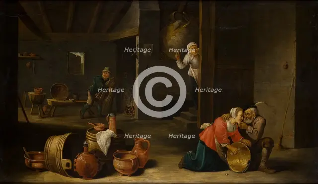 Unpleasant Surprise (Mismatched Couple), c1670s. Creator: Cornelis Mahu.