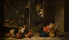 Unpleasant Surprise (Mismatched Couple), c1670s. Creator: Cornelis Mahu