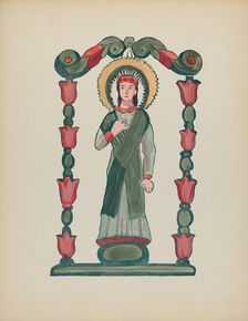 Unpublished Print for Immaculate Conception, 1935/1942. Creator: Unknown