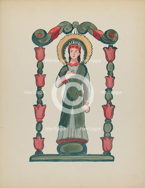 Unpublished Print for Immaculate Conception, 1935/1942. Creator: Unknown.