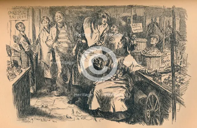 'Unrest in the Near East', 1912. Artist: Frederick Henry Townsend.
