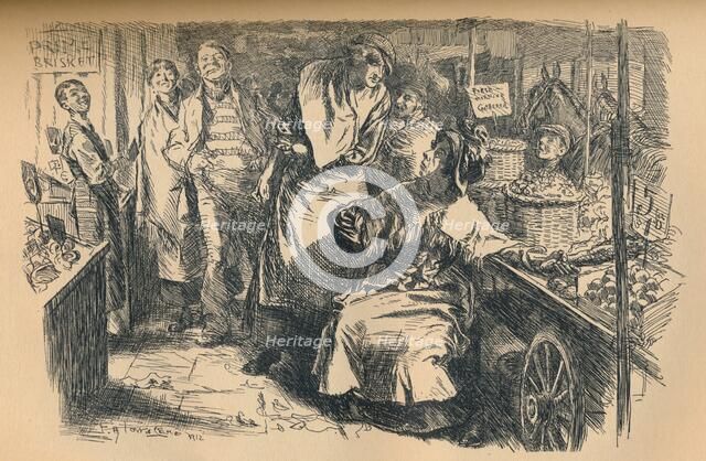 'Unrest in the Near East', 1912. Artist: Frederick Henry Townsend.