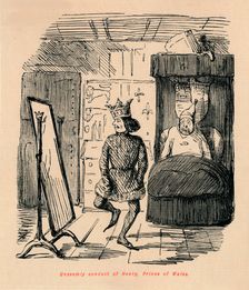 Unseemly conduct of Henry, Prince of Wales c1860, (c1860). Artist: John Leech
