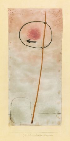 Unstable Signpost, 1937. Creator: Klee, Paul (1879-1940)