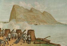 Unsuccessful siege of Gibraltar, 1704, (1891). Creator: Unknown