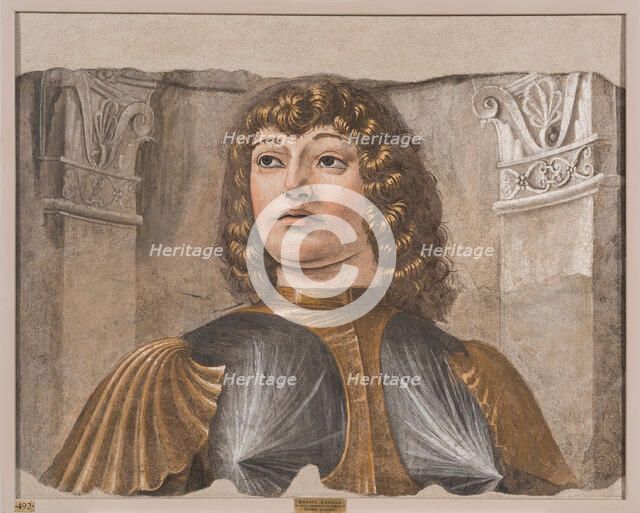 Uomo d'arme, figura maschile, ca 1490-1492. Creator: Bramante, Donato (1444-1514).