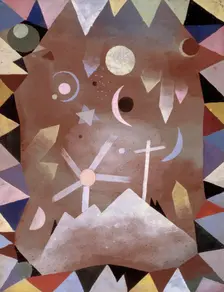 Über Bergeshöhe (Above Mountain Summit), 1917. Creator: Klee, Paul (1879-1940)